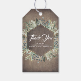 Greenery Rustic Land Tack Presentetikett