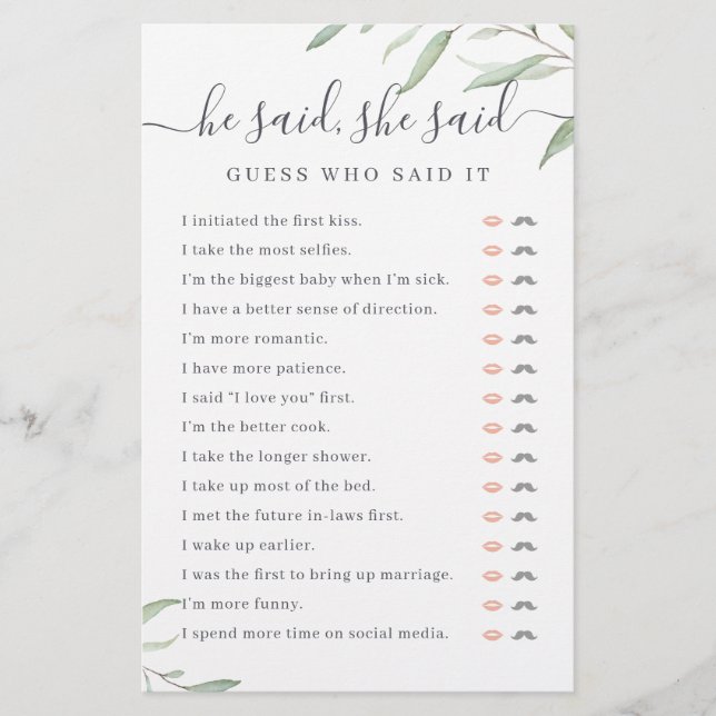 Greenery sa att hon sa möhippa-spel (Framsida)