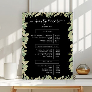 Greenery Salon Pris lista Poster