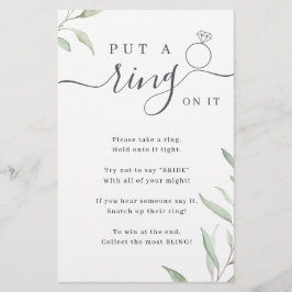 Greenery satte ring på möhippan