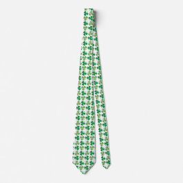 Greenery Shamrock Mönster Neck Tie Slips