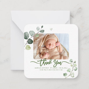 Greenery Shower Tack DIY Färg Note Card Anteckningskort