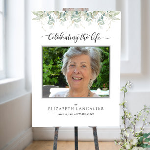 Greenery Sign för Elegant för funktionsligt välkom Poster