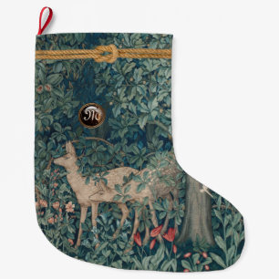 GREENERY, SKOGSDJUR och Monogram Stor Julstrumpa