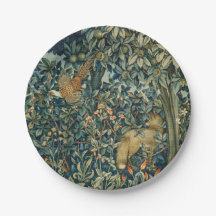 GREENERY,SKOGSDJUR Pheasant,Fox,Grönt Blommigt