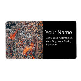 GREENERY,SKOGSDJUR Pheasant,Red Fox, Blommigt Fraktsedel