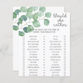 Greenery, skulle hon hellre se babyvilt?