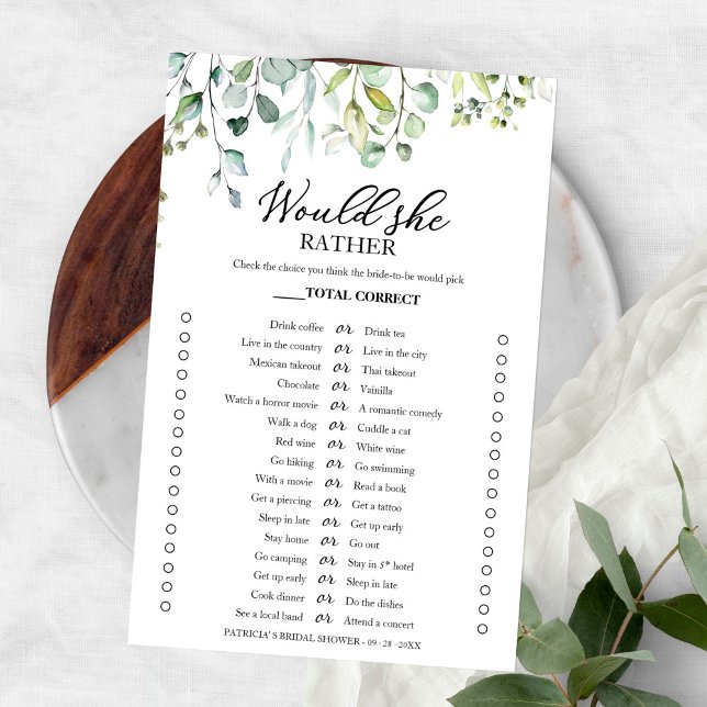 Greenery skulle hon hellre spela Möhippa Flygblad (Skapare uppladdad)