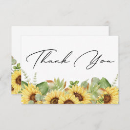 Greenery Solros Tack Baby Shower