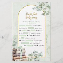 Greenery Storybook Namn som spelar Baby Sång