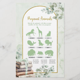 Greenery Storybook Pregnant Animals Games