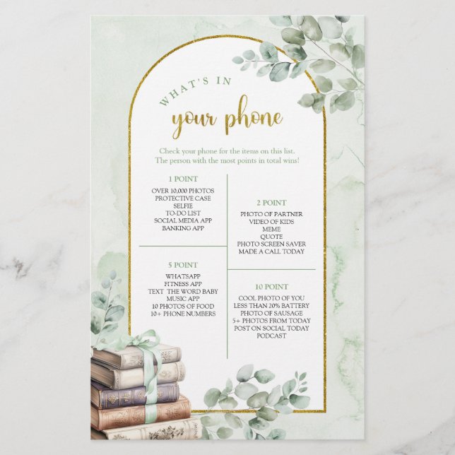 Greenery Storybook What's in your Mobil Game (Framsida)