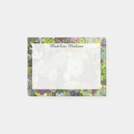 Greenery Succulents Post-it Block