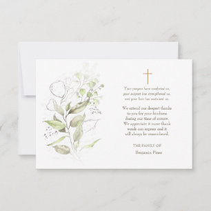 Greenery Sympathy Tack-kortet Tack Kort
