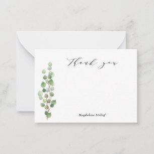 Greenery Tackkort-kort Anteckningskort