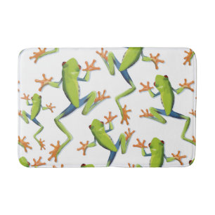 Greenery Träd-Frog Mönster Design Badrumsmatta