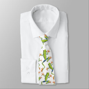 Greenery Träd-Frog Mönster Design Slips