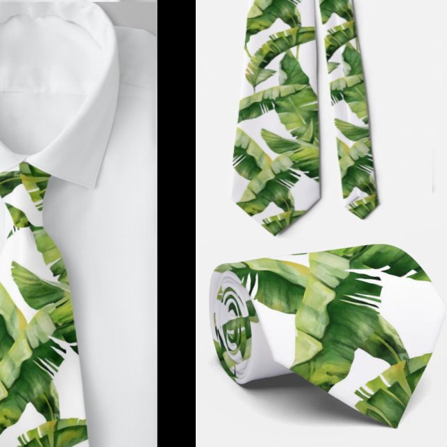 Greenery Tropical Handflatan Lush Botanical Neck T Slips (Skapare uppladdad)