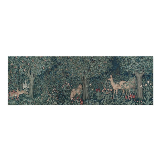 Greenery, Victorian Era Tapestry by Henry Dearle Fototryck (Framsidan)