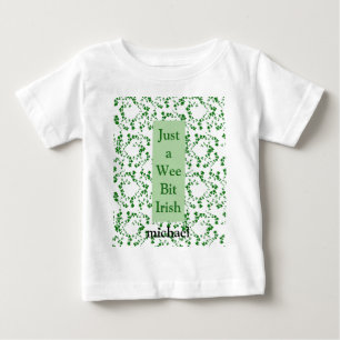Greenery Vines on White, bara en vecka, Irish T Shirt