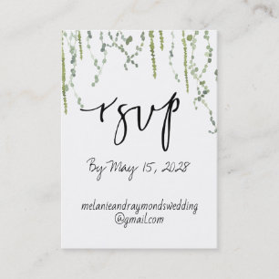 Greenery Vines Online OSA & Details Mighty Busine Visitkort