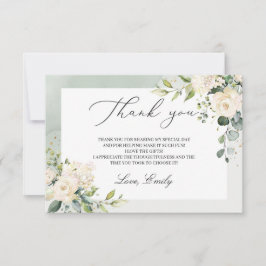 Greenery vit ros eucalyptus möhippa tack kort