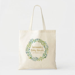 Greenery Wandete Tote Bag Tygkasse