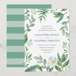 Greenery Wedding Bejoute, Garden Weddings Inbjudningar