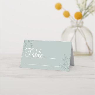 Greenery Wedding Place Card Placeringskort