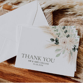 Greenery White Blommigt - tack för att du har ett