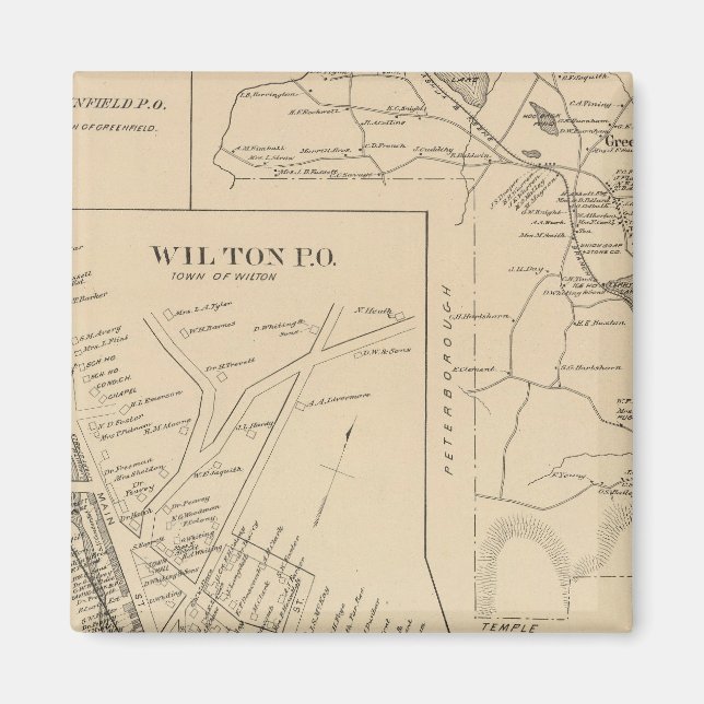 Greenfield, Hillsborough Co Magnet (Framsidan)