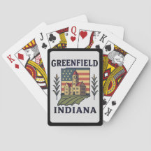 Greenfield Indiana American Flagga