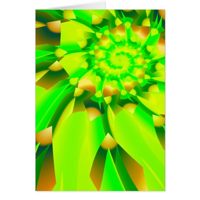 GreenFlower Hälsningskort (Framsidan)