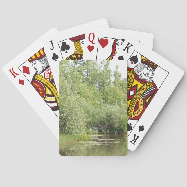 Greenhill Pond Playing Cards Casinokort (Baksidan)