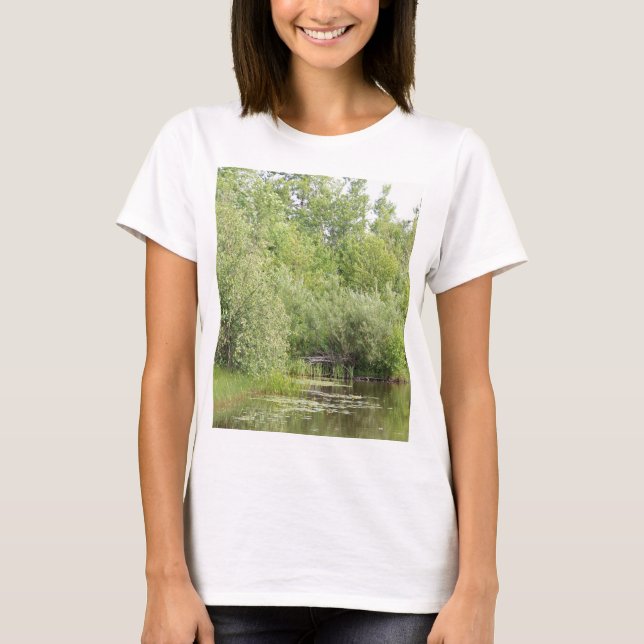 Greenhill Pond T Shirt (Framsida)