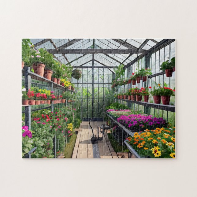 Greenhouse 1 Dagens pussel Jigszle nyligen (Horisontell)