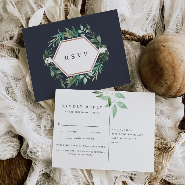 Greenhouse | OSA för vattenfärg Botaniskt val av m Inbjudan Vykort (Skapare uppladdad)