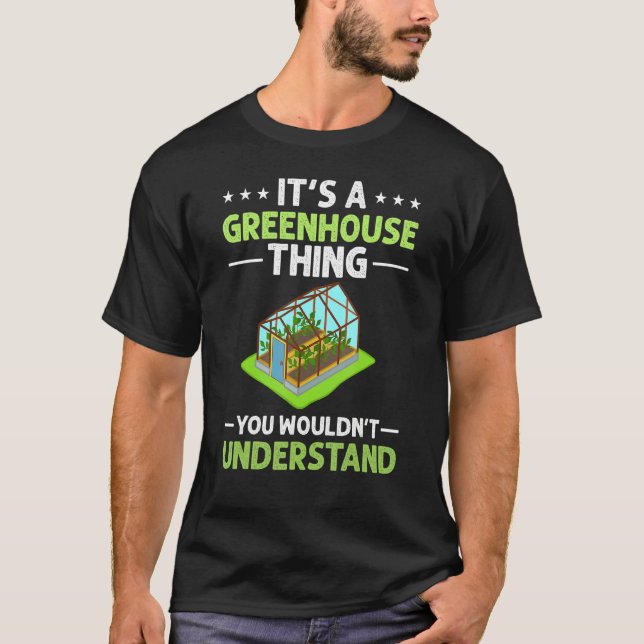 Greenhouse  Plant Gardener Nyinner Small Small T Shirt (Framsida)