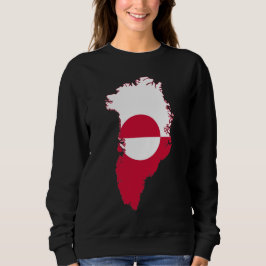 Greenland- flag in country T-Shirt Hoodie