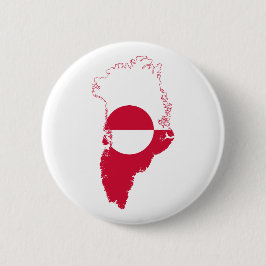 Greenland- flag in country T-Shirt Knapp