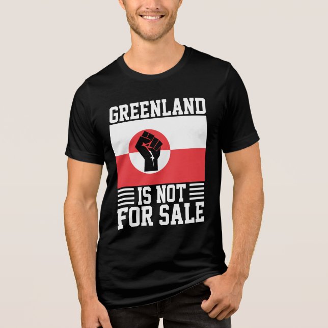Greenland Is Not For Sale - Support Greenland T Shirt (Framsida)
