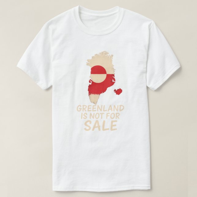 GREENLAND IS NOT FOR SALE T SHIRT (Design framsida)