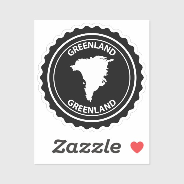 Greenland Klistermärken (Ark)