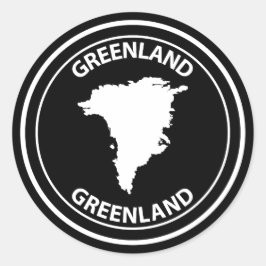 Greenland Runt Klistermärke