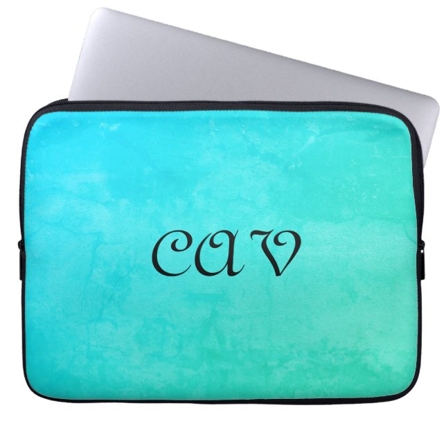Greenleaf CornblomBlue Laptop Fodral (Framsidan)