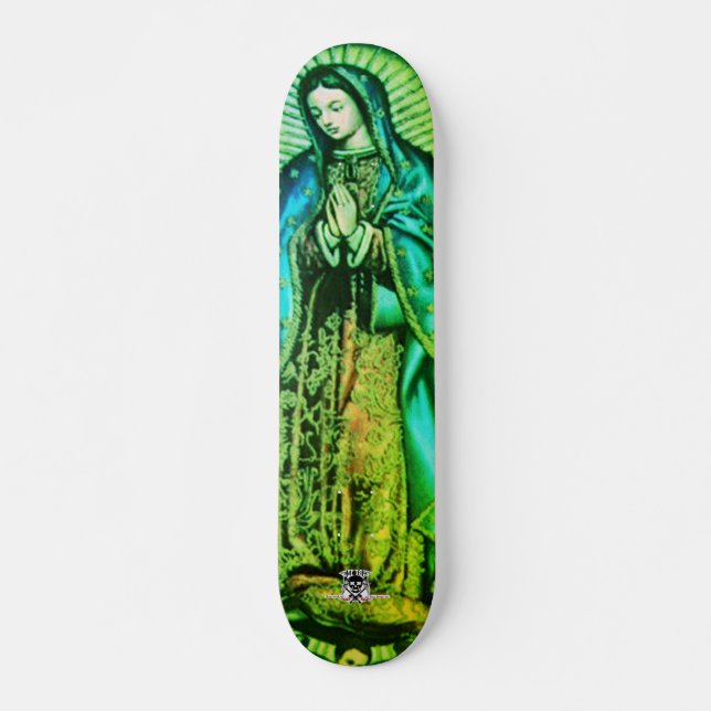 Greenleaf Virgin Mary Skateboard Deck (Framsida)