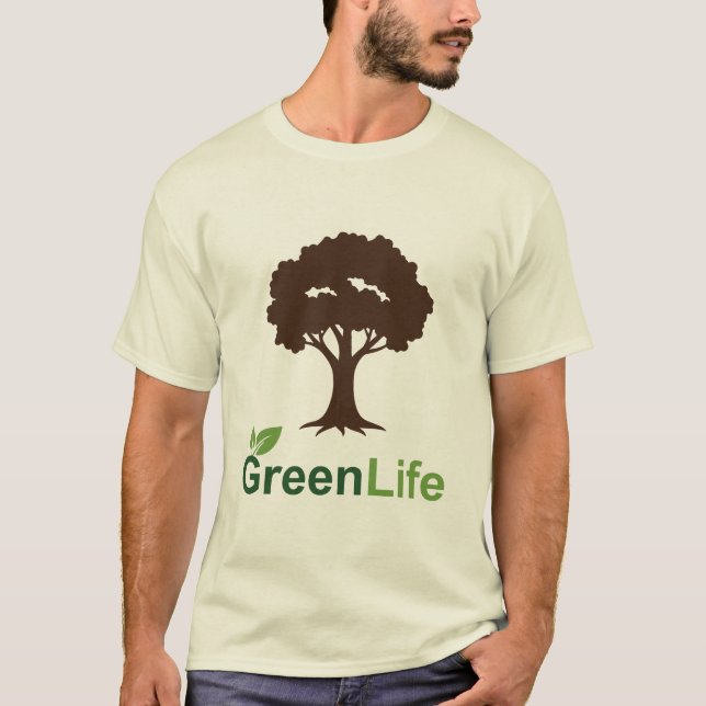 GreenLife Tree Eco Friendly Nature Lover T-Shirt (Framsida)