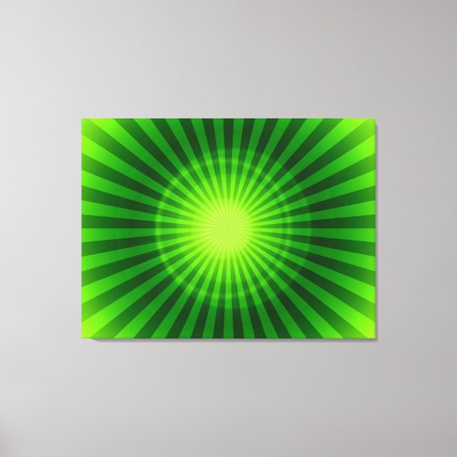 GreenLight Fantasy Art Design Abstrakt Canvastryck (Framsida)