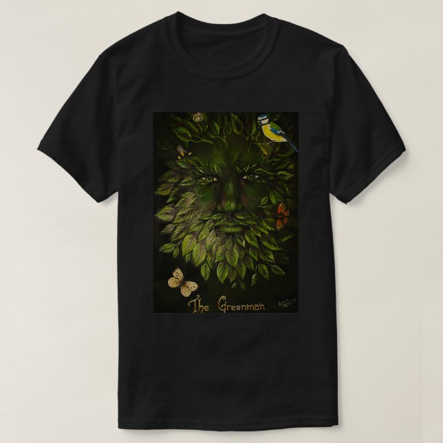 Greenman Classic TShirt T Shirt (Design framsida)