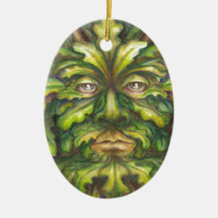 Greenman Julgransprydnad Keramik